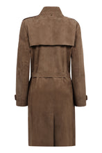 Carica l'immagine nel visualizzatore di Gallery, Trench coat lungo in pelle
