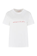 Carica l'immagine nel visualizzatore di Gallery, T-shirt in cotone con ricamo
