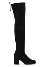Carica l'immagine nel visualizzatore di Gallery, Stivali over-the-knee Tieland in suede stretch

