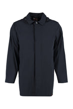 Load image into Gallery viewer, Hooded techno fabric raincoat

