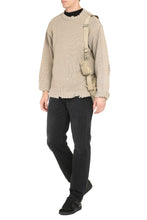 Carica l'immagine nel visualizzatore di Gallery, Pullover con dettagli effetto destroyed
