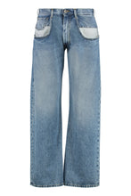 Carica l'immagine nel visualizzatore di Gallery, Jeans straight leg a 5 tasche
