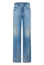 Carica l'immagine nel visualizzatore di Gallery, Jeans Dritti in Denim di Cotone
