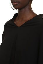 Carica l'immagine nel visualizzatore di Gallery, T-shirt in cotone drappeggiata
