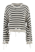 Carica l'immagine nel visualizzatore di Gallery, Pullover con dettagli effetto destroyed
