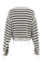 Carica l'immagine nel visualizzatore di Gallery, Pullover con dettagli effetto destroyed
