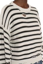 Carica l'immagine nel visualizzatore di Gallery, Pullover con dettagli effetto destroyed
