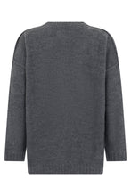 Carica l'immagine nel visualizzatore di Gallery, Maglione oversize con scollo a V
