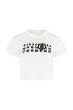 Carica l'immagine nel visualizzatore di Gallery, Crop-top in cotone con logo
