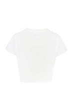 Carica l'immagine nel visualizzatore di Gallery, Crop-top in cotone con logo
