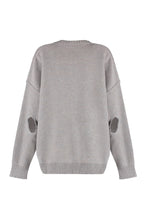 Carica l'immagine nel visualizzatore di Gallery, Cardigan in misto lana con patch
