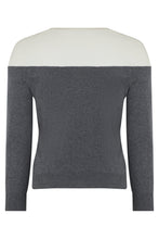 Carica l'immagine nel visualizzatore di Gallery, Cardigan in cotone con inserto trasparente
