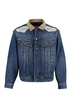 Carica l'immagine nel visualizzatore di Gallery, Giacca in denim effetto destroyed
