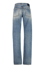 Carica l'immagine nel visualizzatore di Gallery, Jeans straight leg effetto destroyed
