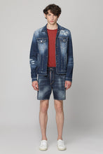 Carica l'immagine nel visualizzatore di Gallery, Giacca Dan in denim effetto destroyed
