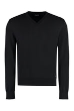 Carica l'immagine nel visualizzatore di Gallery, Maglione in cotone con scollo a V
