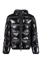 Carica l'immagine nel visualizzatore di Gallery, Piumino full-zip con cappuccio
