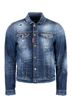 Carica l'immagine nel visualizzatore di Gallery, Giacca Dan in denim effetto destroyed
