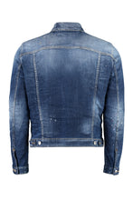 Carica l'immagine nel visualizzatore di Gallery, Giacca Dan in denim effetto destroyed
