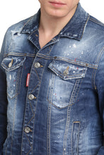 Carica l'immagine nel visualizzatore di Gallery, Giacca Dan in denim effetto destroyed
