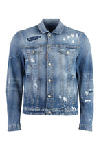 Carica l'immagine nel visualizzatore di Gallery, Giacca Dan in denim effetto destroyed
