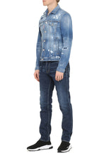 Carica l'immagine nel visualizzatore di Gallery, Giacca Dan in denim effetto destroyed
