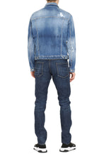 Carica l'immagine nel visualizzatore di Gallery, Giacca Dan in denim effetto destroyed
