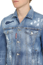 Carica l'immagine nel visualizzatore di Gallery, Giacca Dan in denim effetto destroyed
