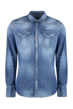 Carica l'immagine nel visualizzatore di Gallery, Camicia in denim stile Western
