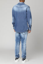 Carica l'immagine nel visualizzatore di Gallery, Camicia in denim stile Western
