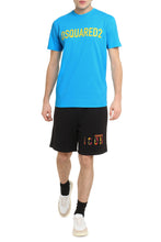 Carica l'immagine nel visualizzatore di Gallery, T-shirt in cotone stretch con stampa
