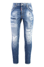 Carica l'immagine nel visualizzatore di Gallery, Jeans slim fit effetto destroyed
