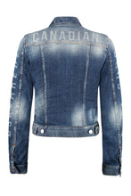 Carica l'immagine nel visualizzatore di Gallery, Giacca in denim con logo
