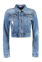 Carica l'immagine nel visualizzatore di Gallery, Giacca in denim slavato
