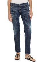 Carica l'immagine nel visualizzatore di Gallery, Jeans Jennifer straight leg effetto destroyed
