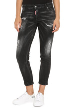 Carica l'immagine nel visualizzatore di Gallery, Cropped jeans Twiggy in cotone stretch
