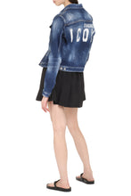 Carica l'immagine nel visualizzatore di Gallery, Giacca in denim effetto destroyed
