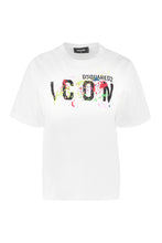 Carica l'immagine nel visualizzatore di Gallery, T-shirt in cotone con stampa Icon Splatter
