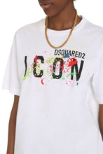 Carica l'immagine nel visualizzatore di Gallery, T-shirt in cotone con stampa Icon Splatter
