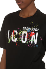 Carica l'immagine nel visualizzatore di Gallery, T-shirt in cotone con stampa Icon Splatter
