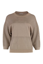 Carica l'immagine nel visualizzatore di Gallery, Maglione girocollo in misto cotone
