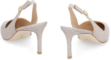 Carica l'immagine nel visualizzatore di Gallery, Slingback Edith in tessuto lurex
