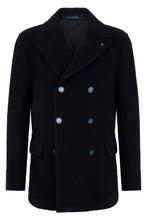 Load image into Gallery viewer, Sailing wool blend peacoat

