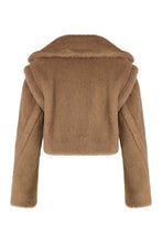 Carica l'immagine nel visualizzatore di Gallery, Gilet crop 2-in-1 in tessuto Teddy
