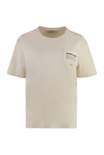 Load image into Gallery viewer, Sax cotton crew-neck T-shirt
