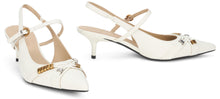 Carica l'immagine nel visualizzatore di Gallery, Sandalo slingback in pelle
