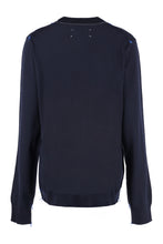Carica l'immagine nel visualizzatore di Gallery, Pullover girocollo in lana e cotone
