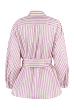 Carica l'immagine nel visualizzatore di Gallery, Camicia Silver in tela di cotone e seta
