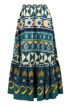Load image into Gallery viewer, printed pleated skirt
