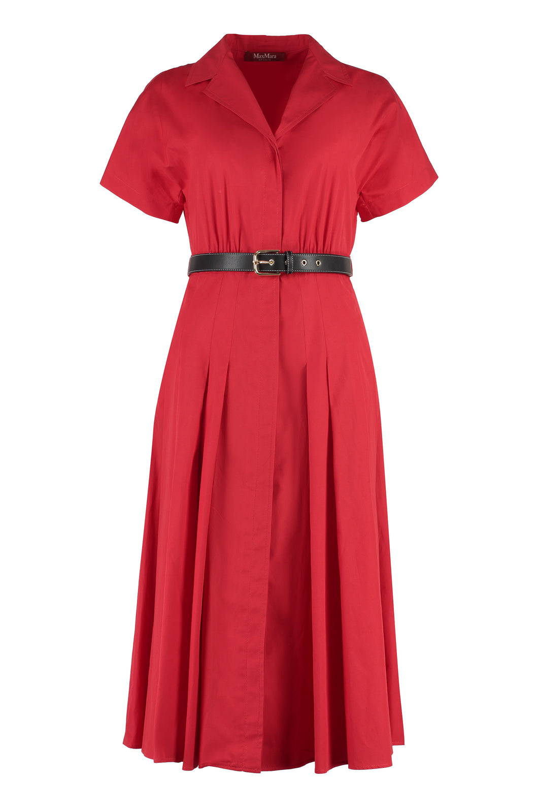 Abito chemisier in popeline di cotone